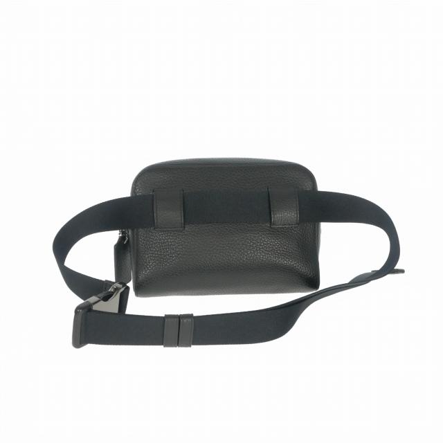 COACH（コーチ） レザー ウエストバッグ ボディバッグ 鞄 ブラック 黒