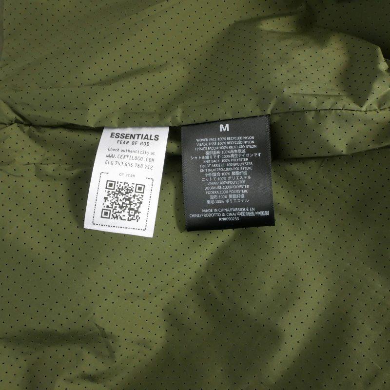 エフオージー エッセンシャルズ FOG ESSENTIALS TEXTURED NYLON TRENCH
