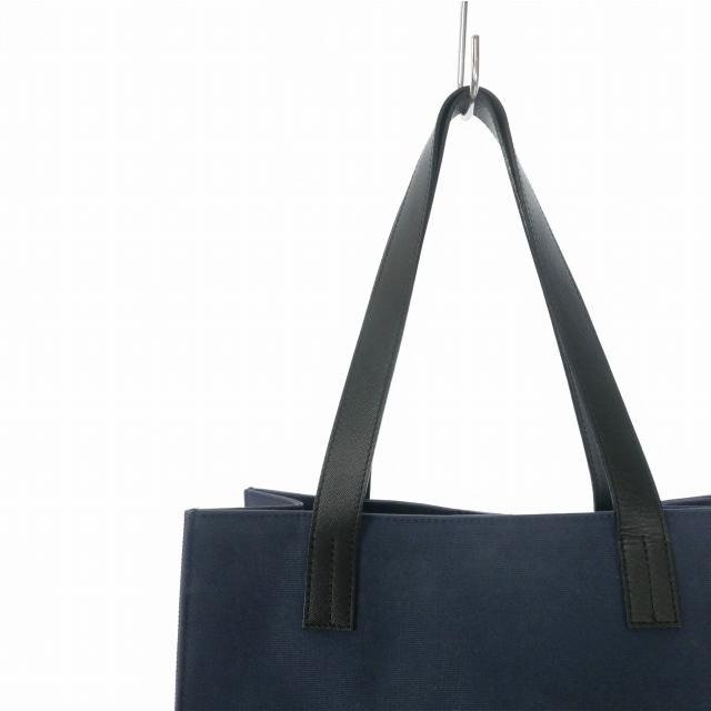 クルニ CULLNI Leather Pocket Canvas Tote レザーポケット キャンバス