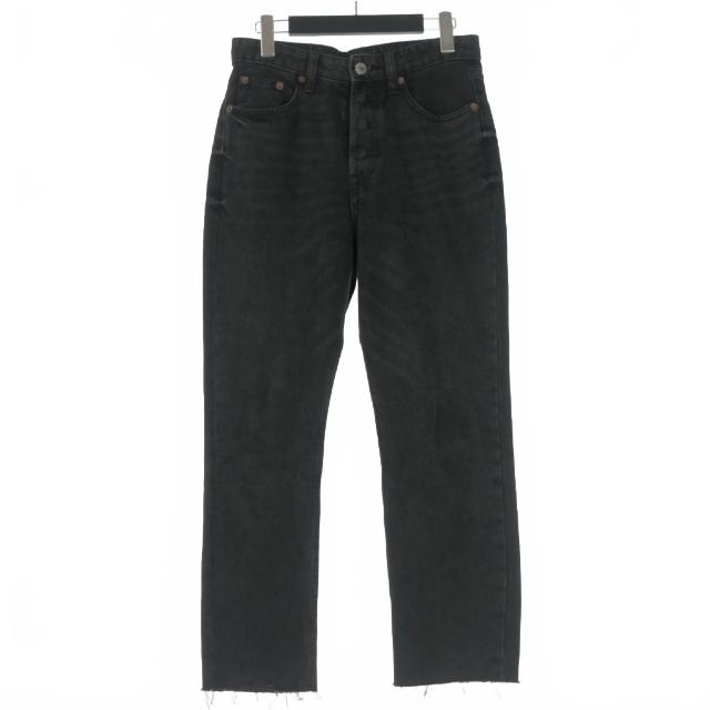 ZARA（ザラ） ハイウエスト ワイドレッグ デニムパンツ ジーンズ 38