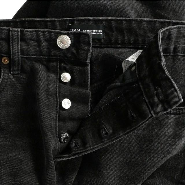 ZARA（ザラ） ハイウエスト ワイドレッグ デニムパンツ ジーンズ 38