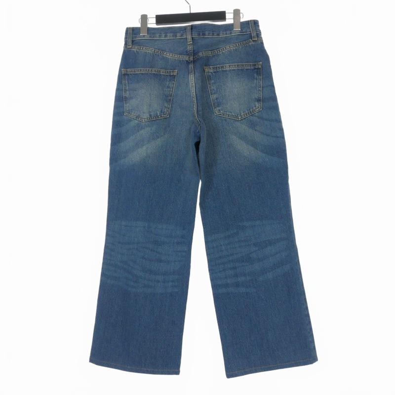 ZARA（ザラ） ルーズフィットデニムパンツ ジーンズ EUR40 インディゴ 