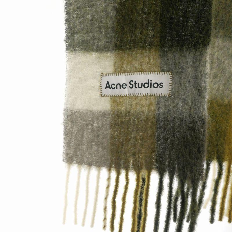 アクネ ストゥディオズ Acne Studios モヘアチェックスカーフ マフラー