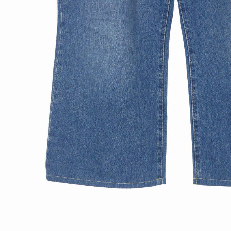 ZARA（ザラ） ワイドレッグデニムパンツ ジーンズ EUR44 インディゴ