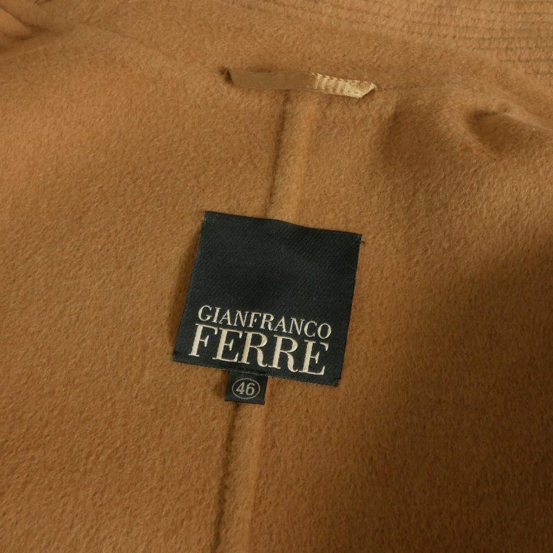 ジャンフランコフェレ GIANFRANCO FERRE ウールアンゴラ ロングコート