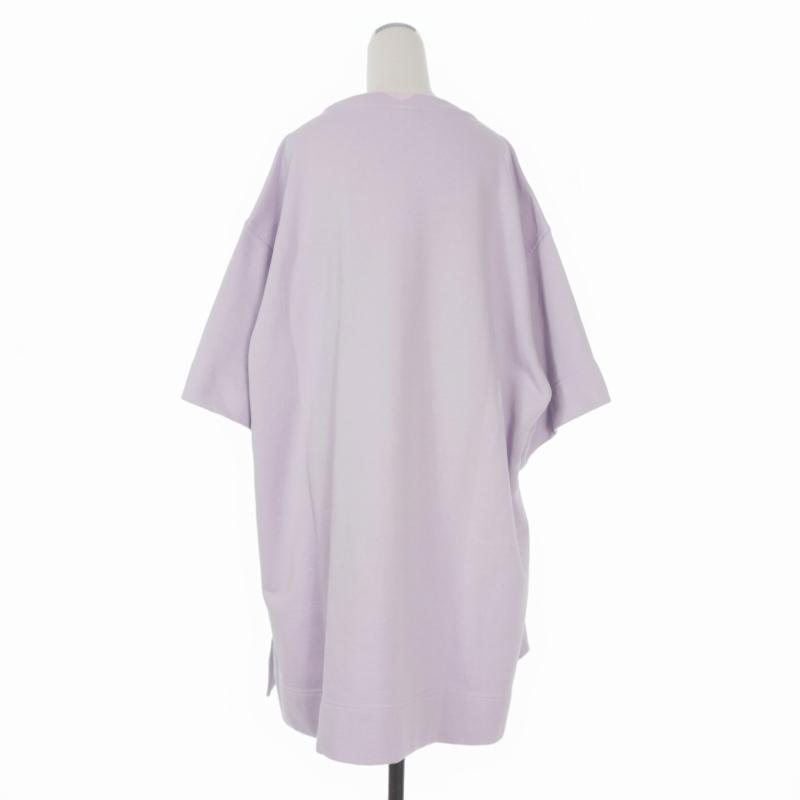 ドリスヴァンノッテン DRIES VAN NOTEN 22SS スウェットワンピース ドレス 半袖 S パープル 紫 レディース_1
