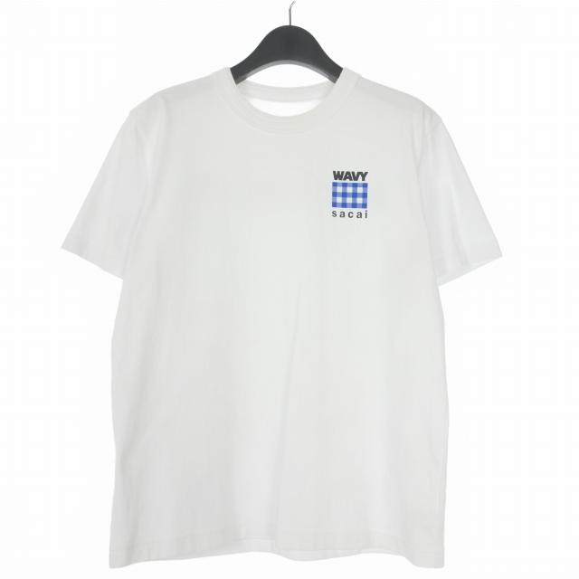 サカイ sacai × WAVY TEE 23SS ロゴ グラフィックプリント Tシャツ