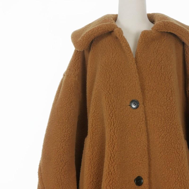 クラネ CLANE VOLUME FLARE BOA COAT ボリューム フレア ボアコート 