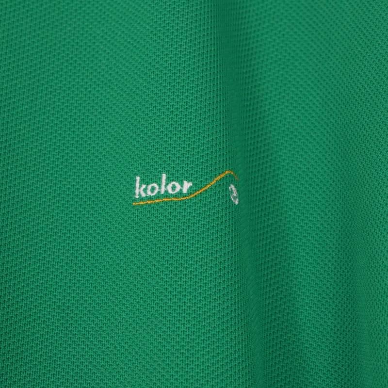 カラー kolor 22SS Pe鹿の子 S/S Polo Shirt ポロシャツ カットソー