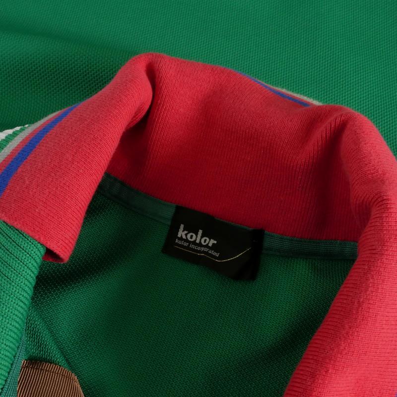 カラー kolor 22SS Pe鹿の子 S/S Polo Shirt ポロシャツ カットソー