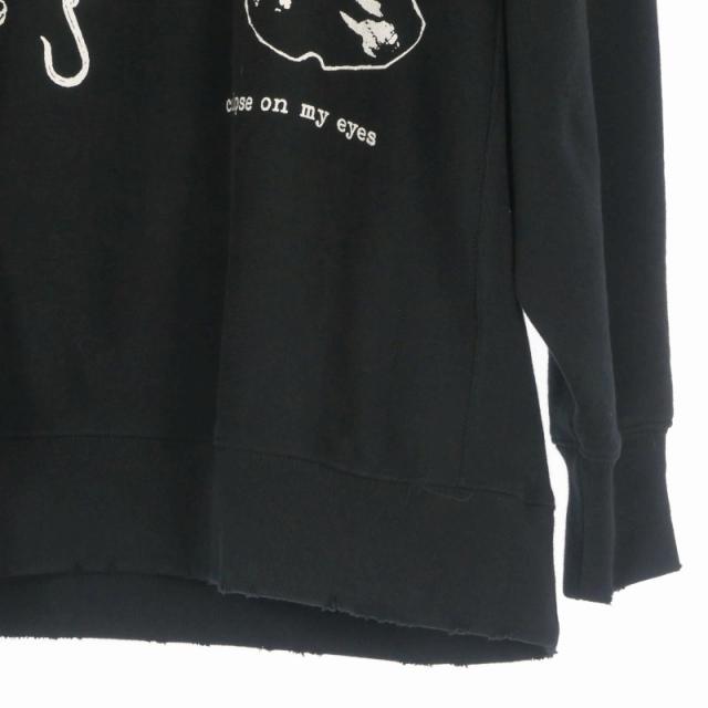 キディル KIDILL LHP EXCLUSIVE SWEAT SHIRT LHP別注 ダメージ加工 