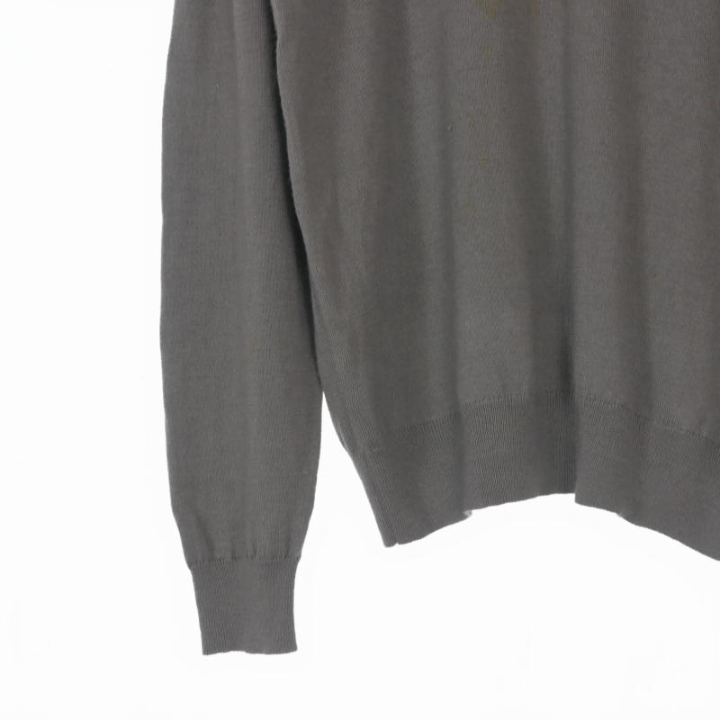 グッチ GUCCI カシミヤ混 タートルネック ニット セーター 長袖 M グレー メンズ_3