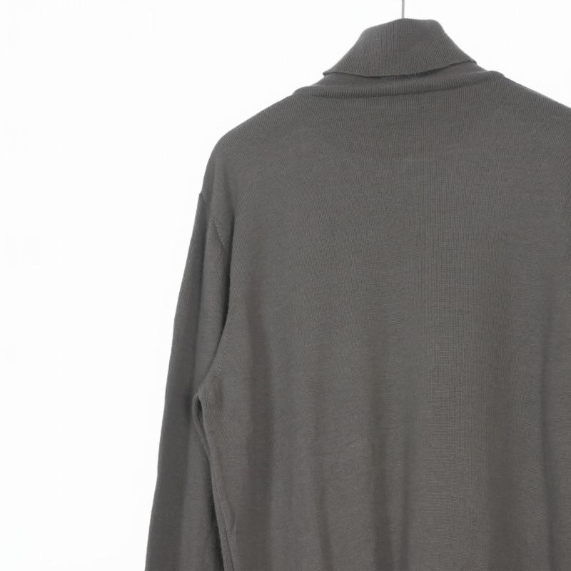 グッチ GUCCI カシミヤ混 タートルネック ニット セーター 長袖 M グレー メンズ_4