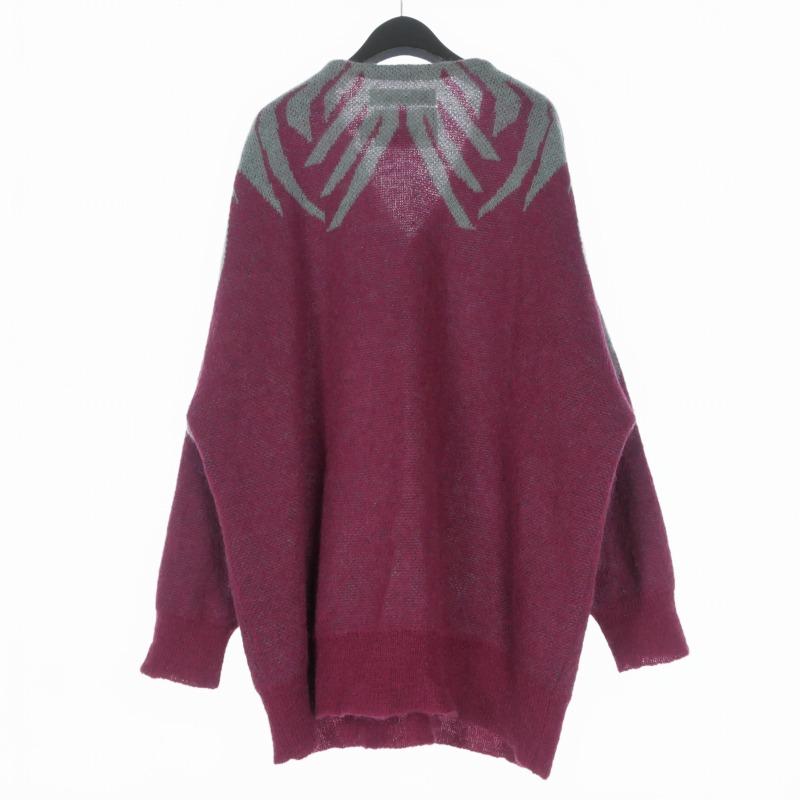 ダイリク DAIRIKU 23SS Leopard Mohair Cardigan Knit モヘヤ混 ニット