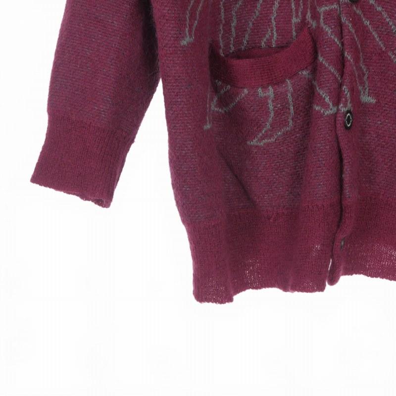 ダイリク DAIRIKU 23SS Leopard Mohair Cardigan Knit モヘヤ混 ニット