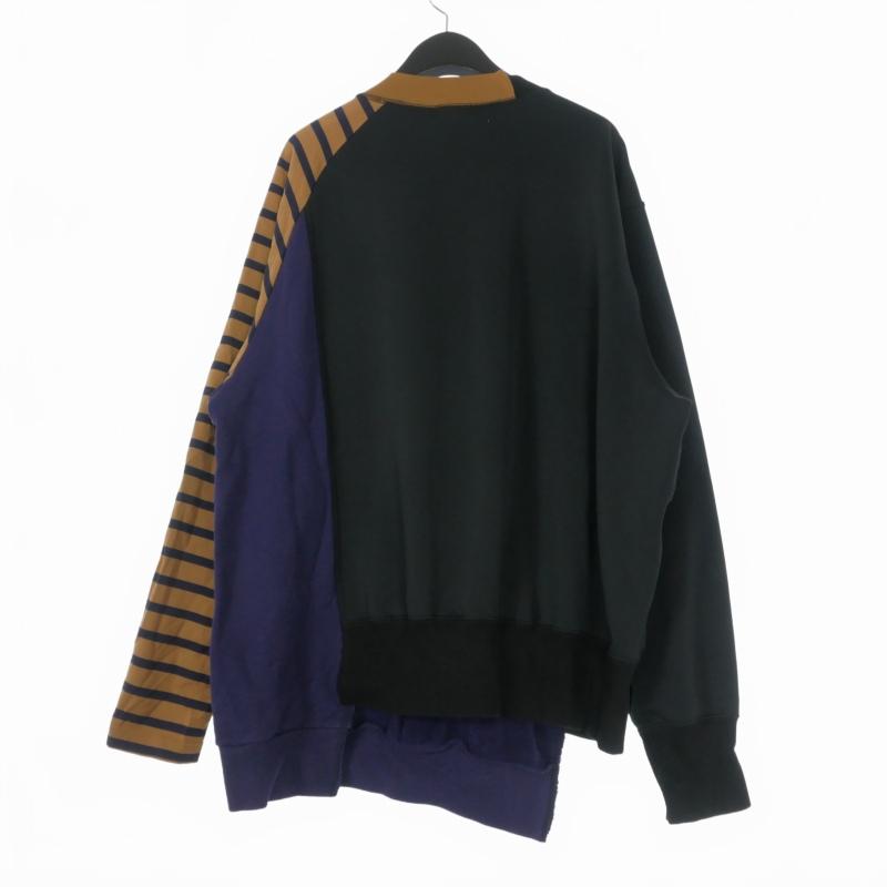 カラー kolor BEACON 22AW ドッキングスウェットシャツ トレーナー 