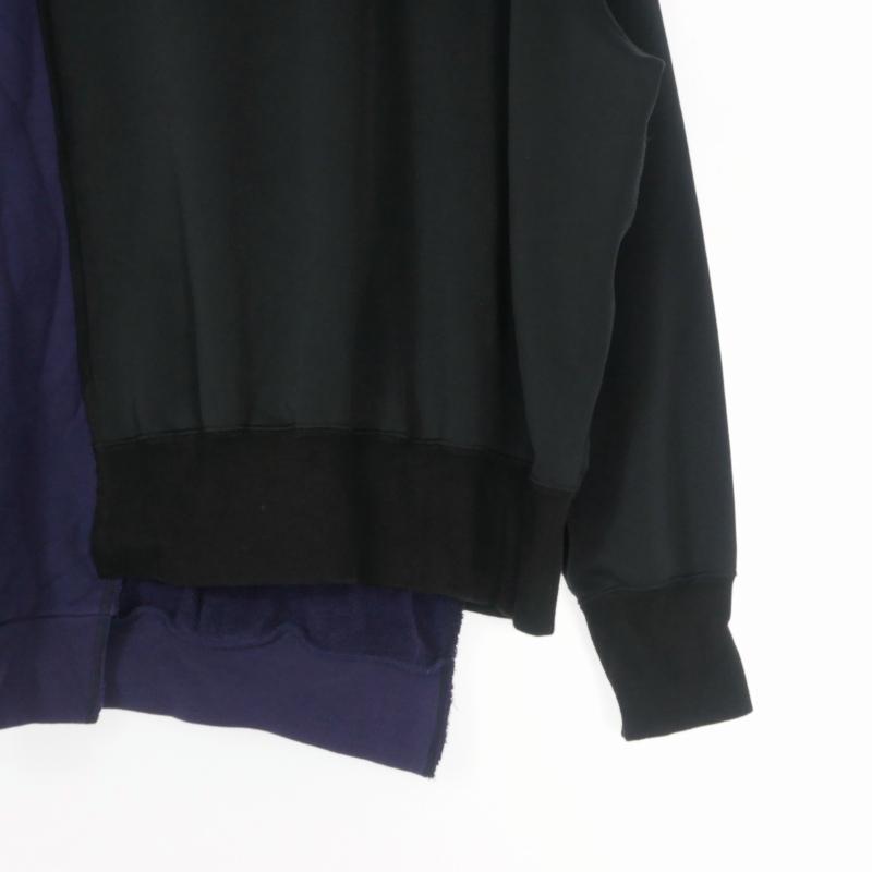 カラー kolor BEACON 22AW ドッキングスウェットシャツ トレーナー 