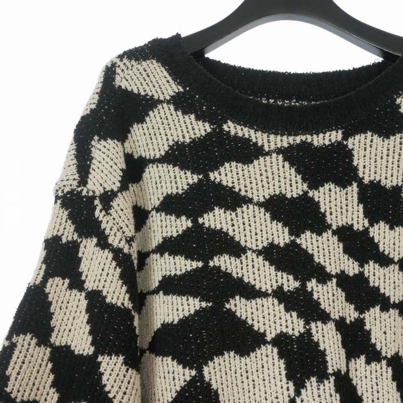 アーダーエラー ADER ERROR 23SS Wave Sweater 半袖ニット セーター A3