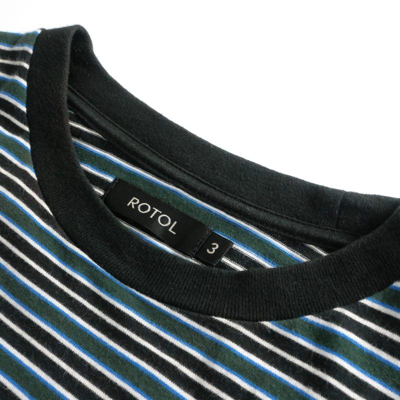 ロトル ROTOL TWIST TEE - BORDER ツイストボーダーTシャツ カットソー