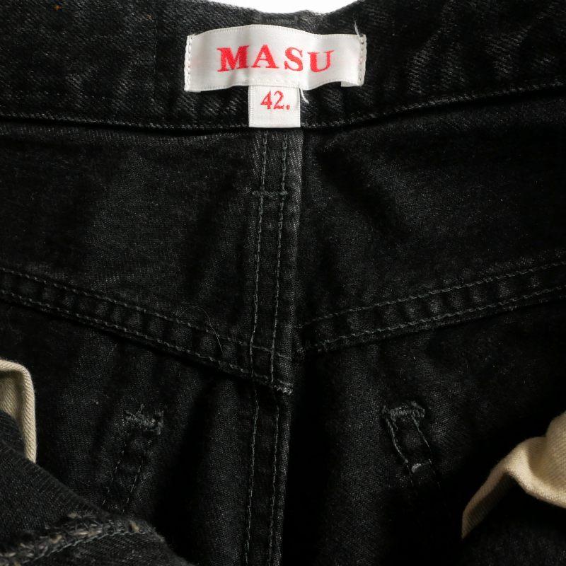 エムエーエスユー MASU 24AW Boys Baggy Jeans バギーデニムパンツ ジーンズ 42 ブラック 黒 MBFW-PTB224 メンズ_7