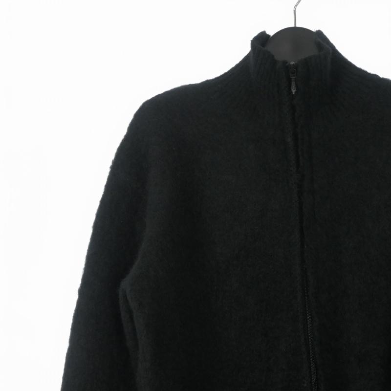 Needles ニードルス モヘヤ ジップアップ カーディガン ブラック M ニードルス ニードルズ Needles Zipped Mohair Cardigan モヘヤ ジップ