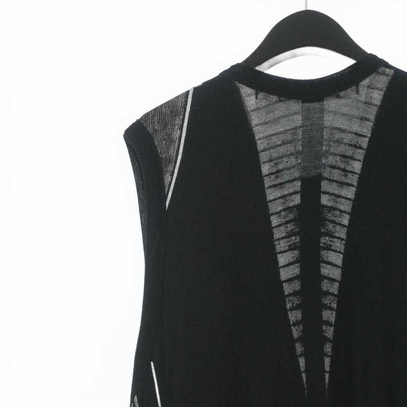 ユリウス JULIUS 15SS CO/MO JERSEY ノースリーブカットソー Tシャツ