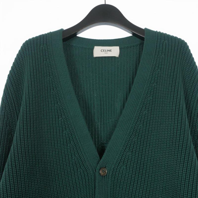 CELINE（セリーヌ） ロゴワッペン カレッジカーディガン ニット 
