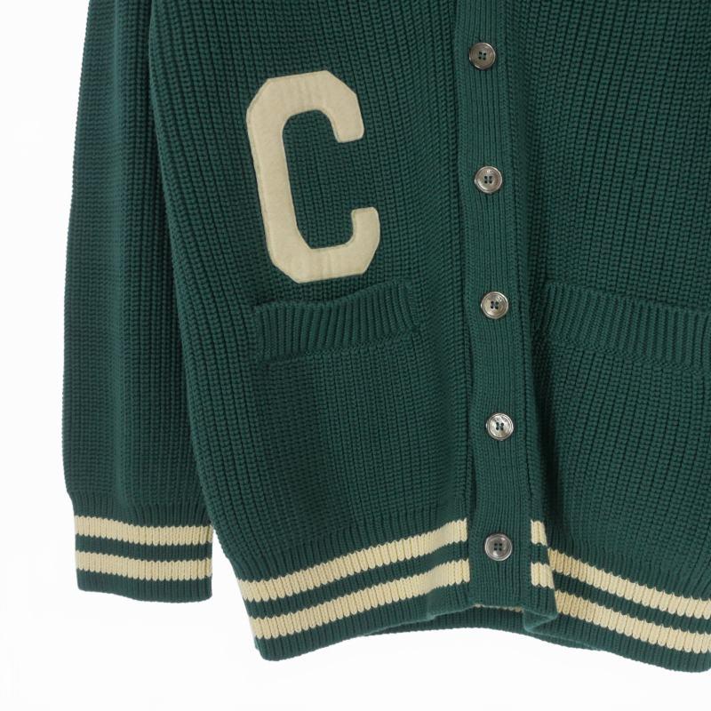 CELINE（セリーヌ） ロゴワッペン カレッジカーディガン ニット 