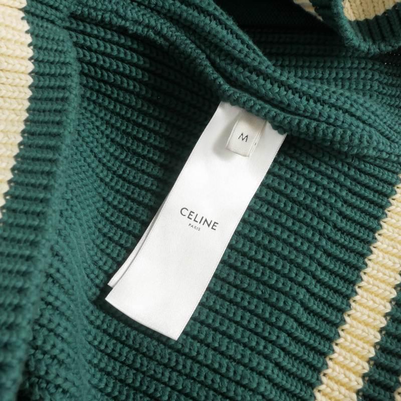 CELINE（セリーヌ） ロゴワッペン カレッジカーディガン ニット 