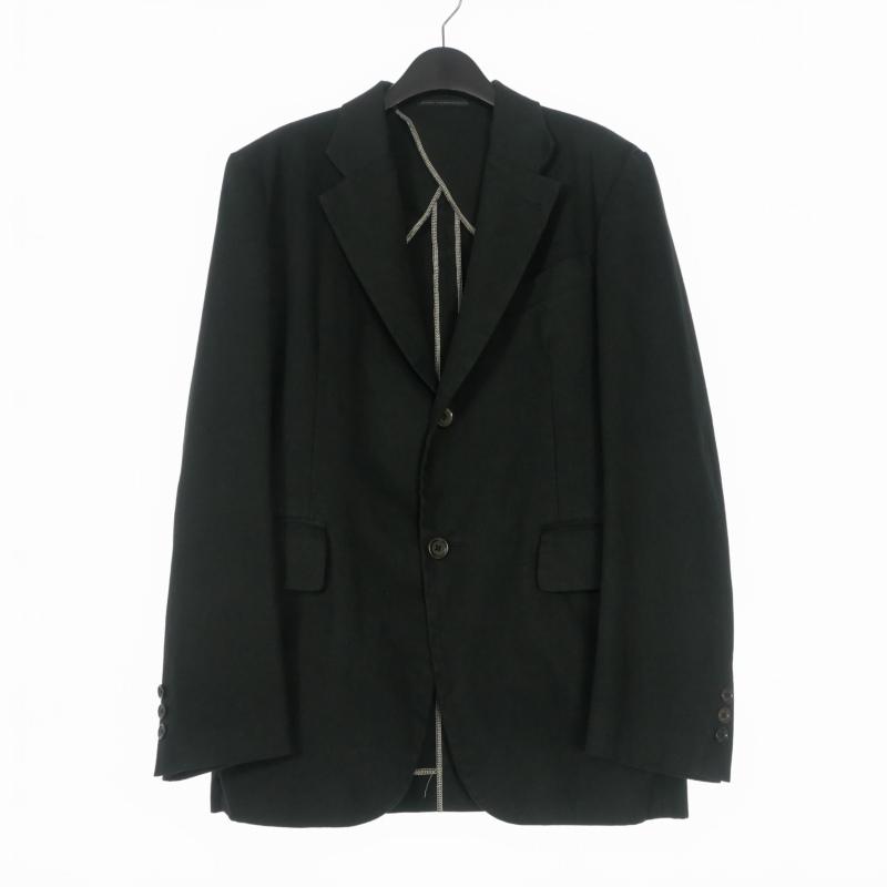 ヨウジヤマモトノアール シルク混2Bテーラードジャケット 2 Yohji 