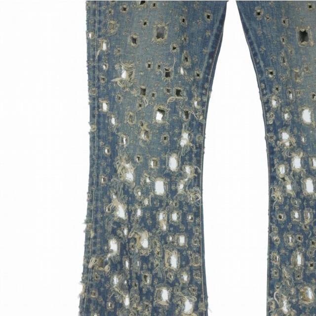 未使用品 シュガーヒル SUGARHILL CRASHED MODERN DENIM FLARED