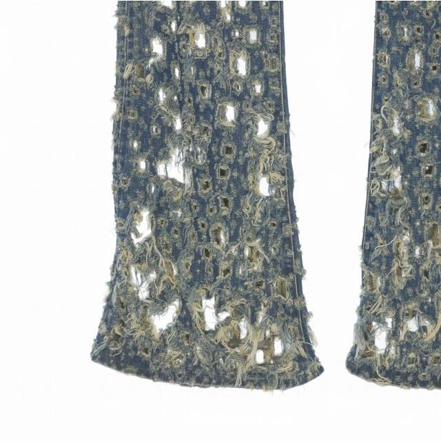 未使用品 シュガーヒル SUGARHILL CRASHED MODERN DENIM FLARED