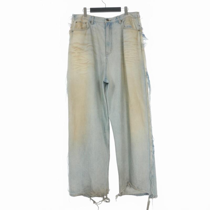 プロジェクト ジーアール PROJECT G/R Two Faced Denim Pants ダメージ加工 デニムパンツ ジーンズ 2 インディゴ メンズ_1