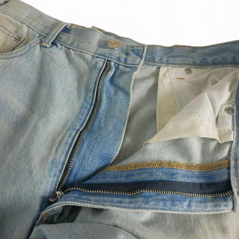 プロジェクト ジーアール PROJECT G/R Two Faced Denim Pants ダメージ加工 デニムパンツ ジーンズ 2 インディゴ メンズ_5