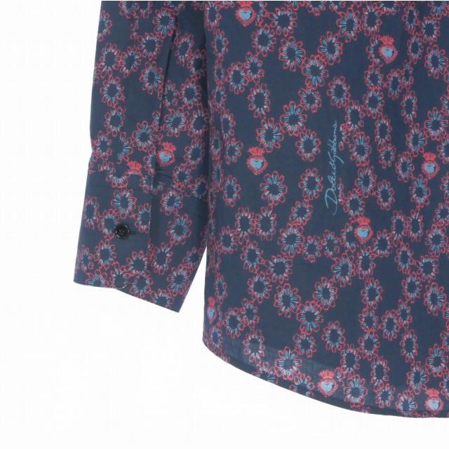 DOLCE&GABBANA ドルチェ&ガッバーナ 花柄ストライプシャツ 長袖 DOLCE&GABBANA（ドルチェ & ガッバーナ） ドルガバ イタリア製