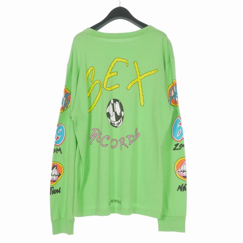 メンズ クロムハーツChrome Hearts SEX RECORDS ロンTシャツ