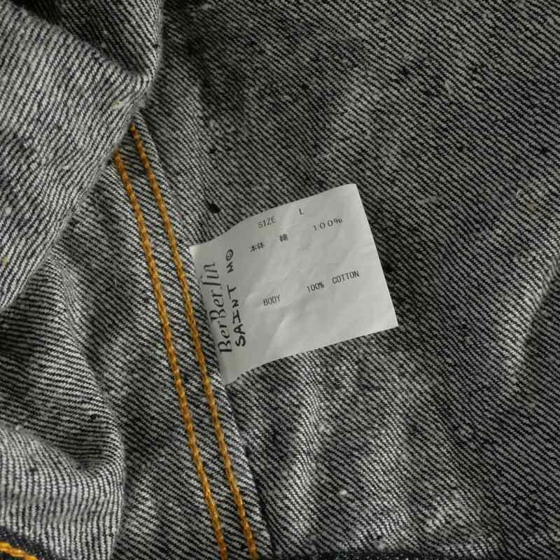 セントマイケル SAINTMICHAEL × ベルベルジン BerBerJin 23AW BJ DENIM JKT デニムジャケット ブルゾン L インディゴ SM-A23-0000-C16の画像