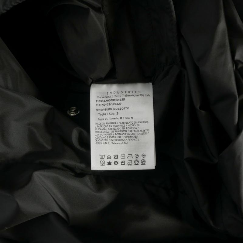 モンクレール MONCLER GRIMPEURS GIUBBOTTO フーデッド ナイロンジャケット ブルゾン 長袖 3 ブラック 黒 I10911A00090 国内正規 メンズの画像