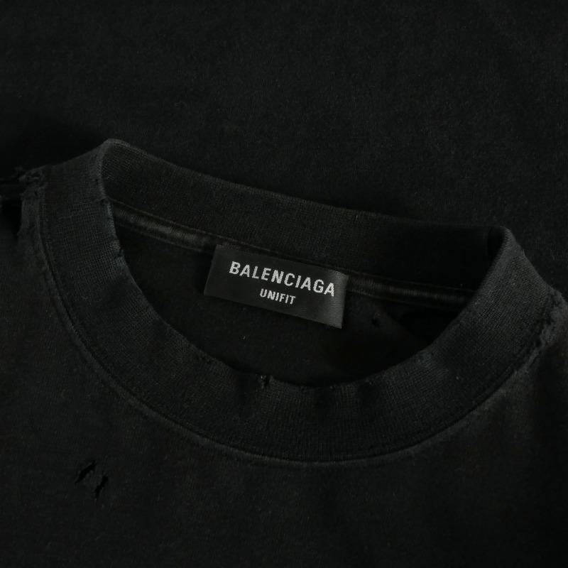 BALENCIAGA（バレンシアガ） BALENCIAGA 22SS ダメージ加工 プリント