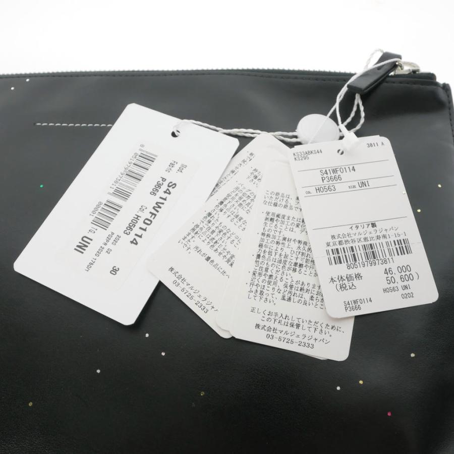 未使用品 メゾンマルジェラ MM6 20AW グリッター ラメ クラッチバッグ