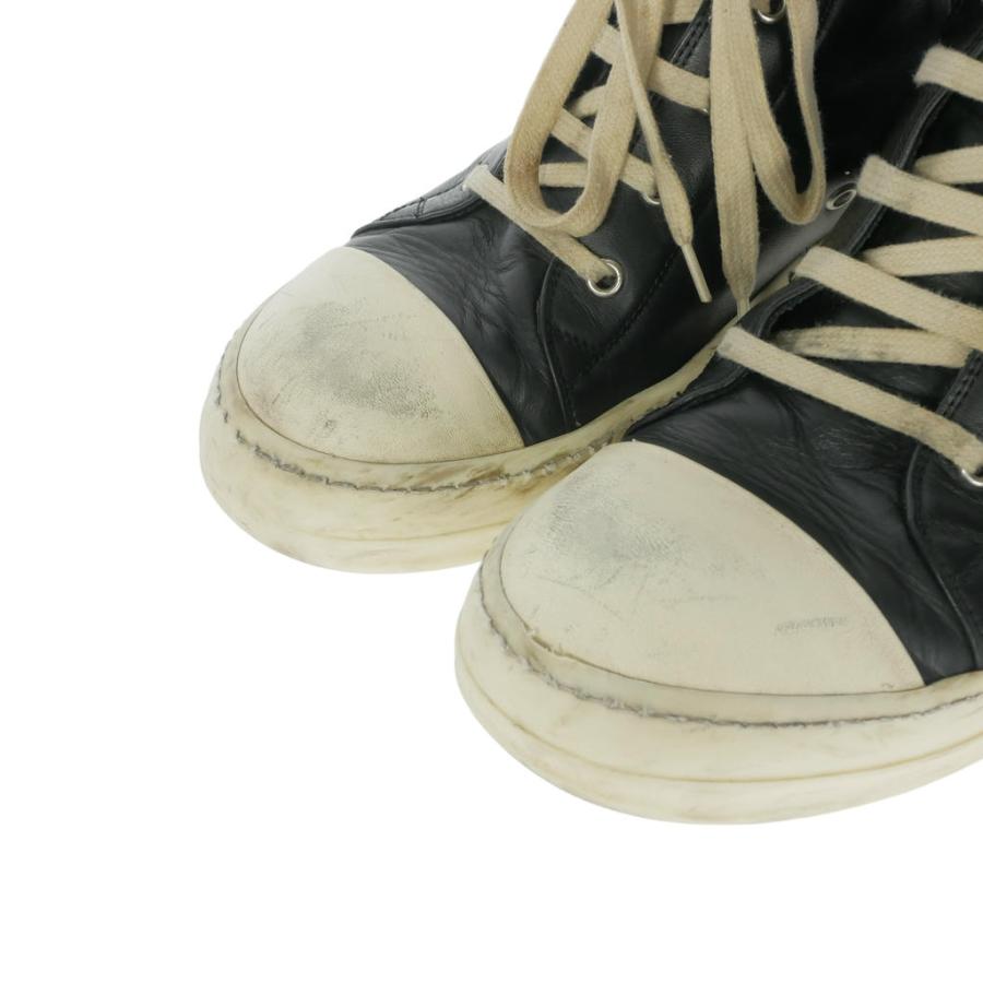 リックオウエンス Rick Owens RAMONES ラモーンズ レザー ハイカット
