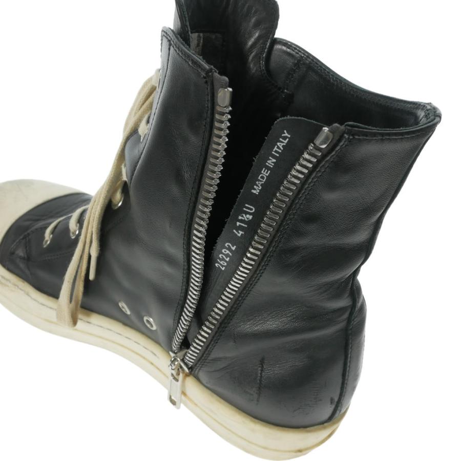 リックオウエンス Rick Owens RAMONES ラモーンズ レザー ハイカット