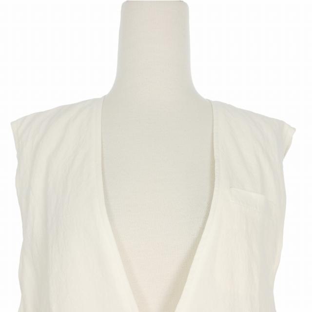 未使用品 アンスクリア INSCRIRE 22SS boil washer sleeveless jacket