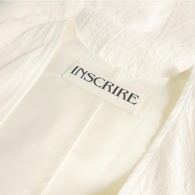 未使用品 アンスクリア INSCRIRE 22SS boil washer sleeveless jacket