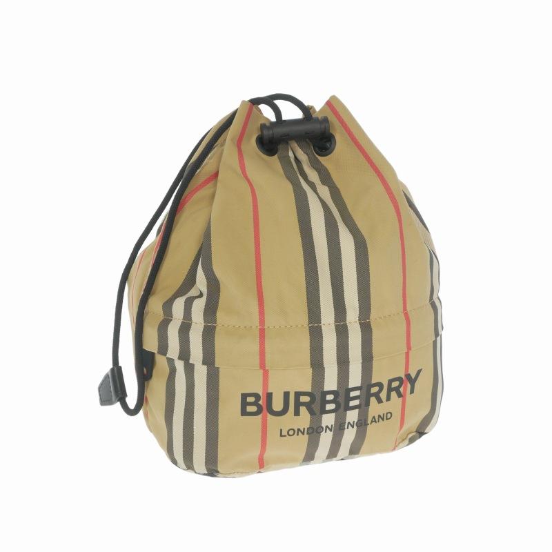 BURBERRY（バーバリー） ノバチェック 巾着 ハンドバッグ ポーチ 鞄