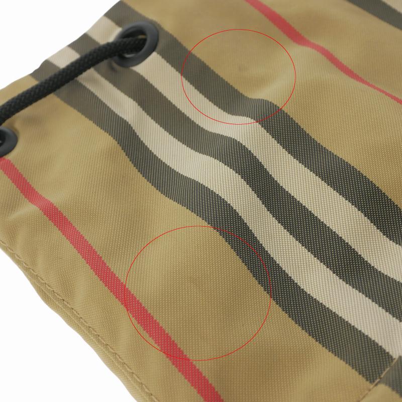 BURBERRY（バーバリー） ノバチェック 巾着 ハンドバッグ ポーチ 鞄