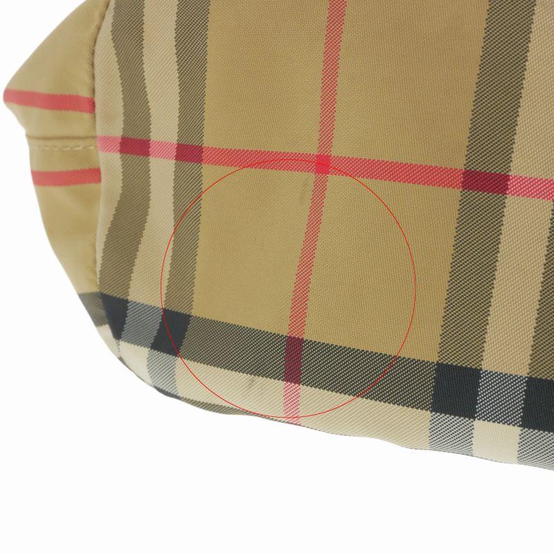 BURBERRY（バーバリー） ノバチェック 巾着 ハンドバッグ ポーチ 鞄