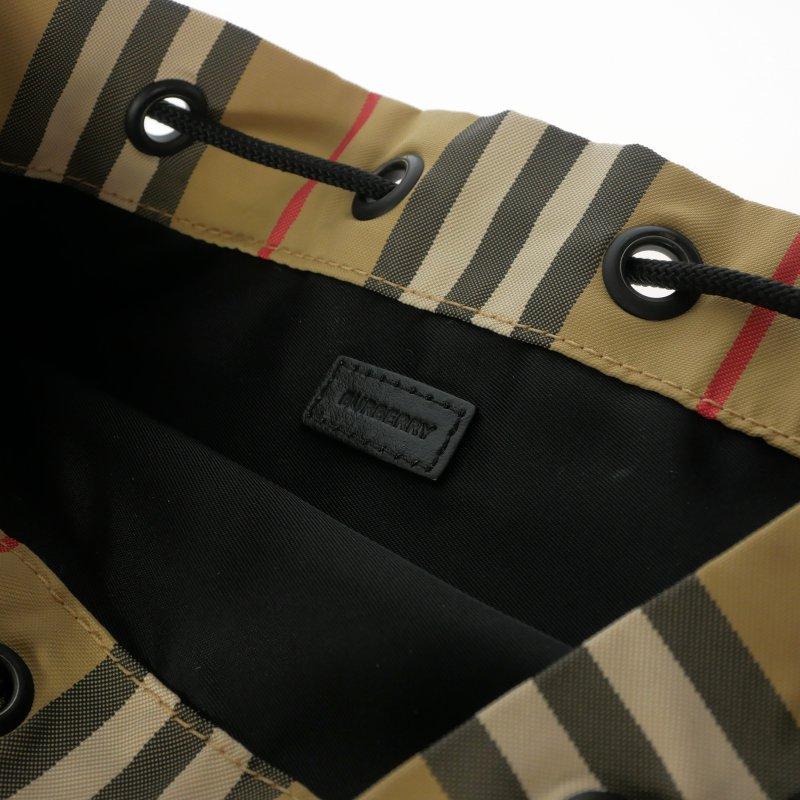 BURBERRY（バーバリー） ノバチェック 巾着 ハンドバッグ ポーチ 鞄
