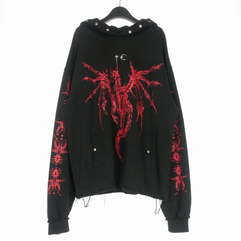 サグクラブ Thug Club Dragon Stud Hoodie ドラゴン スタッズ フーディ