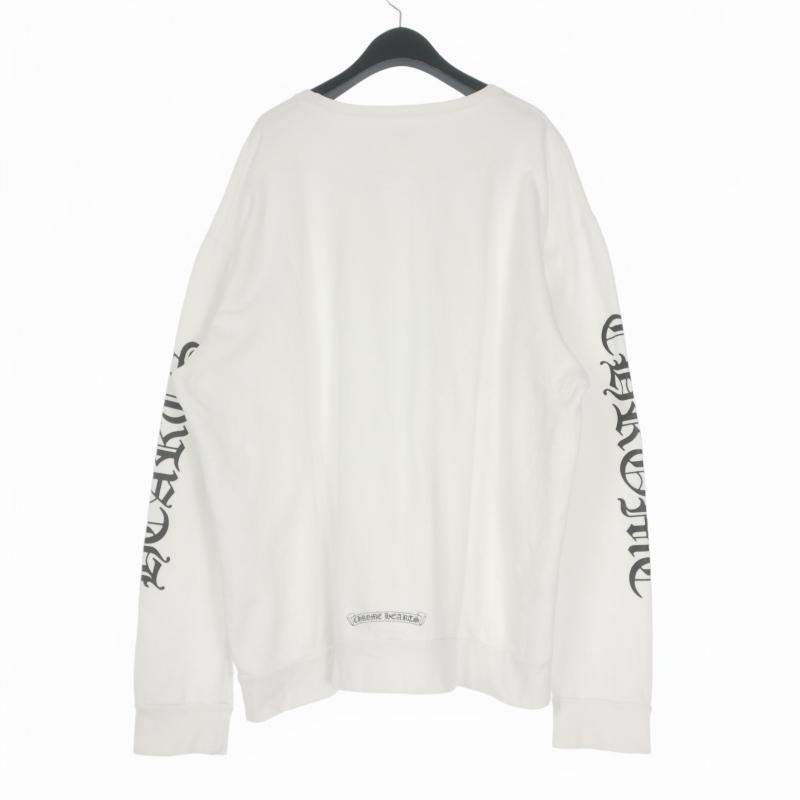 CHROME HEARTS（クロムハーツ） ネックロゴ プリント クルーネック